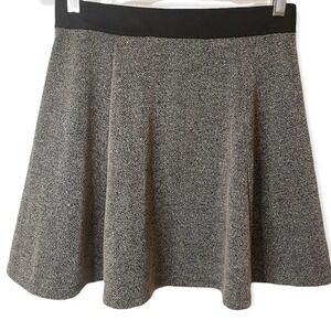 Divided by H&M Grey‎ & Black Skater Mini Skirt​​​​